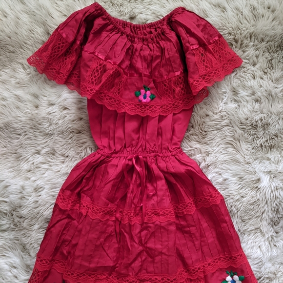 Vintage red dress - Picture 4 of 8